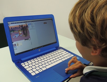 Primeras nociones de programación en la extraescolar de Robótica