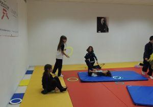 Utilización de aros en Circo
