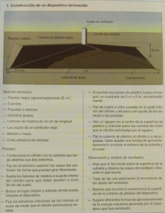 Energía renovable en 1º de Bachillerato