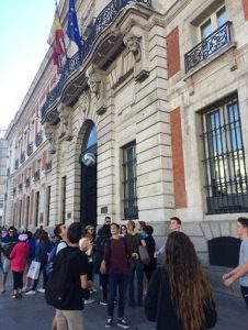 Gymkhana cultural por Madrid realizada por los alumnos de Bachillerato