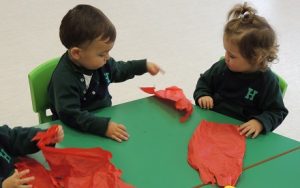 Proyecto artístico en Nursery 1