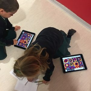 Proyecto artístico con Ipad en 2º de Infantil.