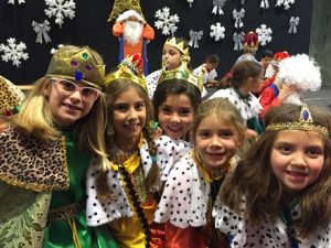 Festival de Navidad de los alumnos de 1º a 3º de Primaria.