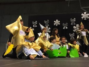 Festival de Navidad de los alumnos de 1º a 3º de Primaria.