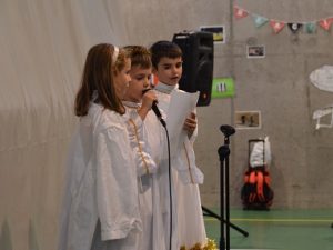 Festival de Navidad de los alumnos de 1º a 3º de Primaria.
