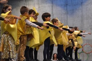 Festival de Navidad de los alumnos de 1º a 3º de Primaria.