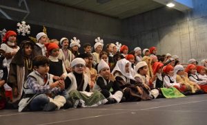 Festival de Navidad de los alumnos de 1º a 3º de Primaria.