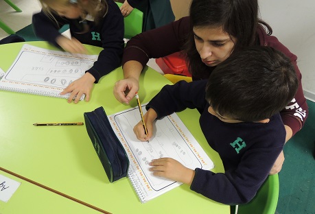 Expertos matemáticos en English en 3º de Infantil.