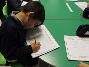 Expertos matemáticos en English en 3º de Infantil. 
