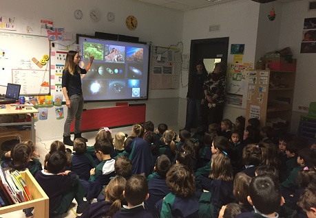 Aprendiendo sobre el espacio en 3º de Infantil.