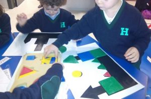 Iniciación al Tangram en 1º de Infantil. 