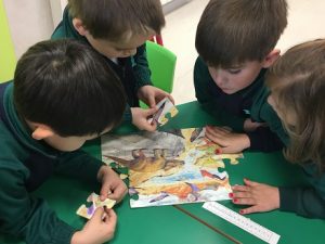 Proyecto trimestral sobre los dinosaurios en 2º de Infantil