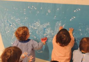 Mural del invierno en Nursery 1