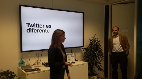 Alumnos de 1º de Bachillerato visitan a Twitter España.