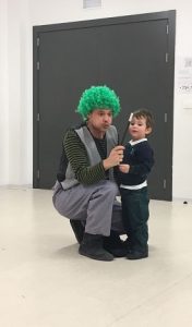 Visita de Mister clown a los alumnos de 1º de Infantil. 