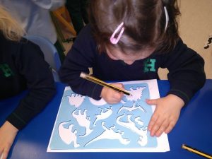 Proyecto sobre los dinosaurios en 2º de Infantil. 