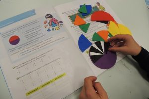 Repasando las fracciones con juegos en 3º de Primaria. 