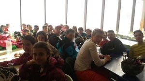 Pruebas de nivel en la nieve de nuestros alumnos humanitas. 