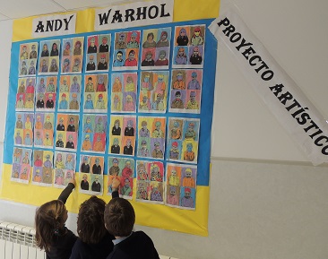 Andy Warhol: Proyecto artístico en 3º de Infantil.