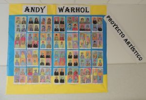 Andy Warhol: Proyecto artístico en 3º de Infantil.