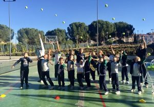Exhibiciones de las actividades extraescolares. 