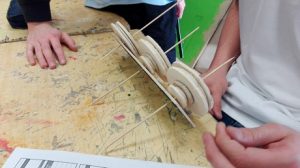 Creando motorreductores en 1º de Bachillerato.