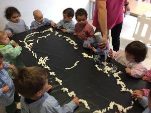 Taller con nata en Nursery 1. 