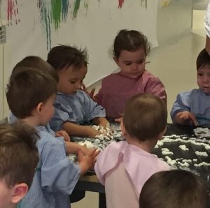 Taller con nata en Nursery 1. 