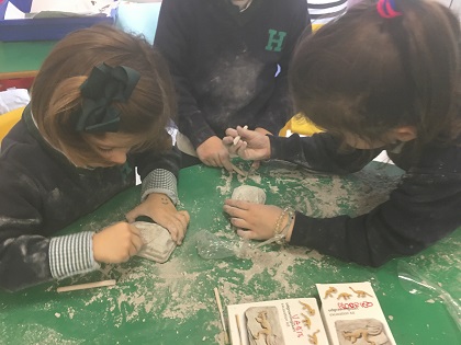 Paleontólogos en 2º de Infantil.