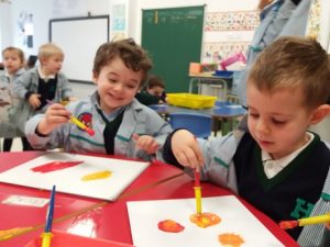 Trabajando los colores primarios en 1º de Infantil