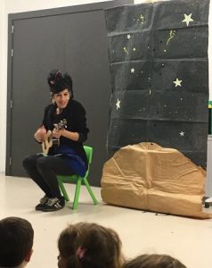 Taller musical ¿A qué sabe la luna? en 1º de Infantil.