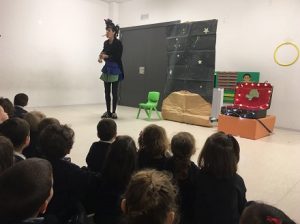 Taller musical ¿A qué sabe la luna? en 1º de Infantil.