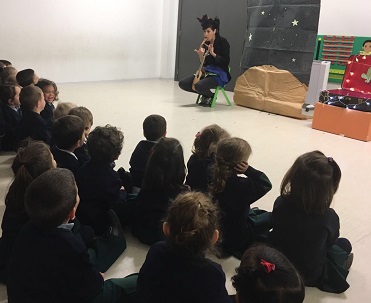Taller musical ¿A qué sabe la luna? en 1º de Infantil.