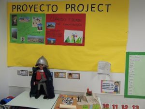 Presentación de los proyectos trimestrales 'Castillos y princesas', en 3º de Infantil.