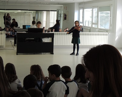 Concierto de los alumnos de Primaria de la Escuela de Música.