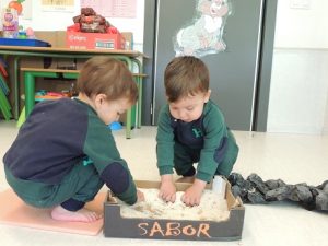 Taller sensorial en Nursery 1