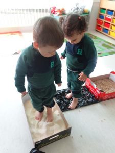 Taller sensorial en Nursery 1