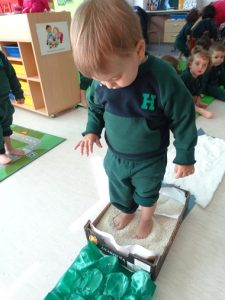 Taller sensorial en Nursery 1