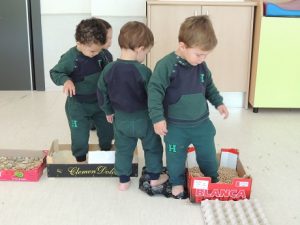 Taller sensorial en Nursery 1