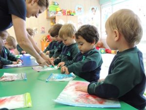 Bolsas sensoriales en Nursery 1