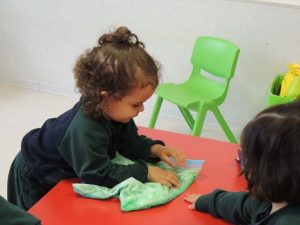 Bolsas sensoriales en Nursery 1