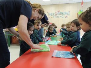 Bolsas sensoriales en Nursery 1