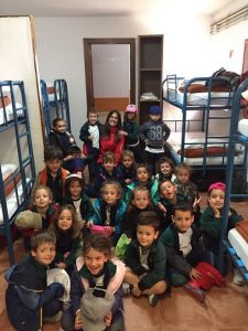 Alumnos de 2º y 3º de Infantil en la Granja Escuela
