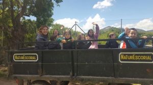 Alumnos de 2º y 3º de Infantil en la Granja Escuela