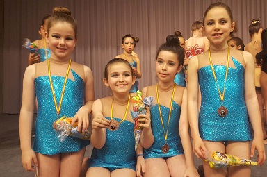 Campeonato de gimnasia rítmica.