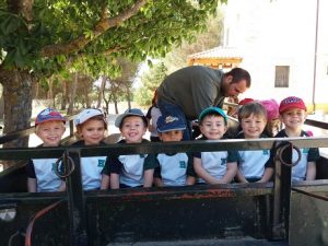 1º de Infantil visita la Granja.
