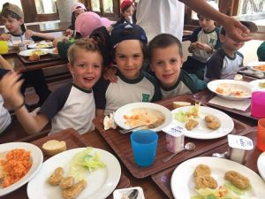 Alumnos de 1 y 2 de Primaria  ya están en la granja escuela NaturEscorial.