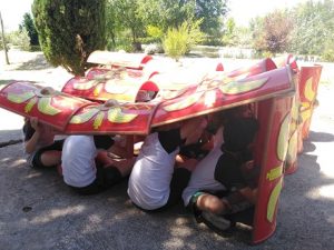 Alumnos de 2º y 4º de Primaria visitan Arqueopinto. 