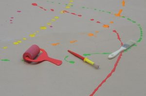 Taller de arte en Nursery 1.