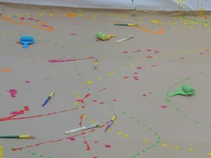 Taller de arte en Nursery 1.